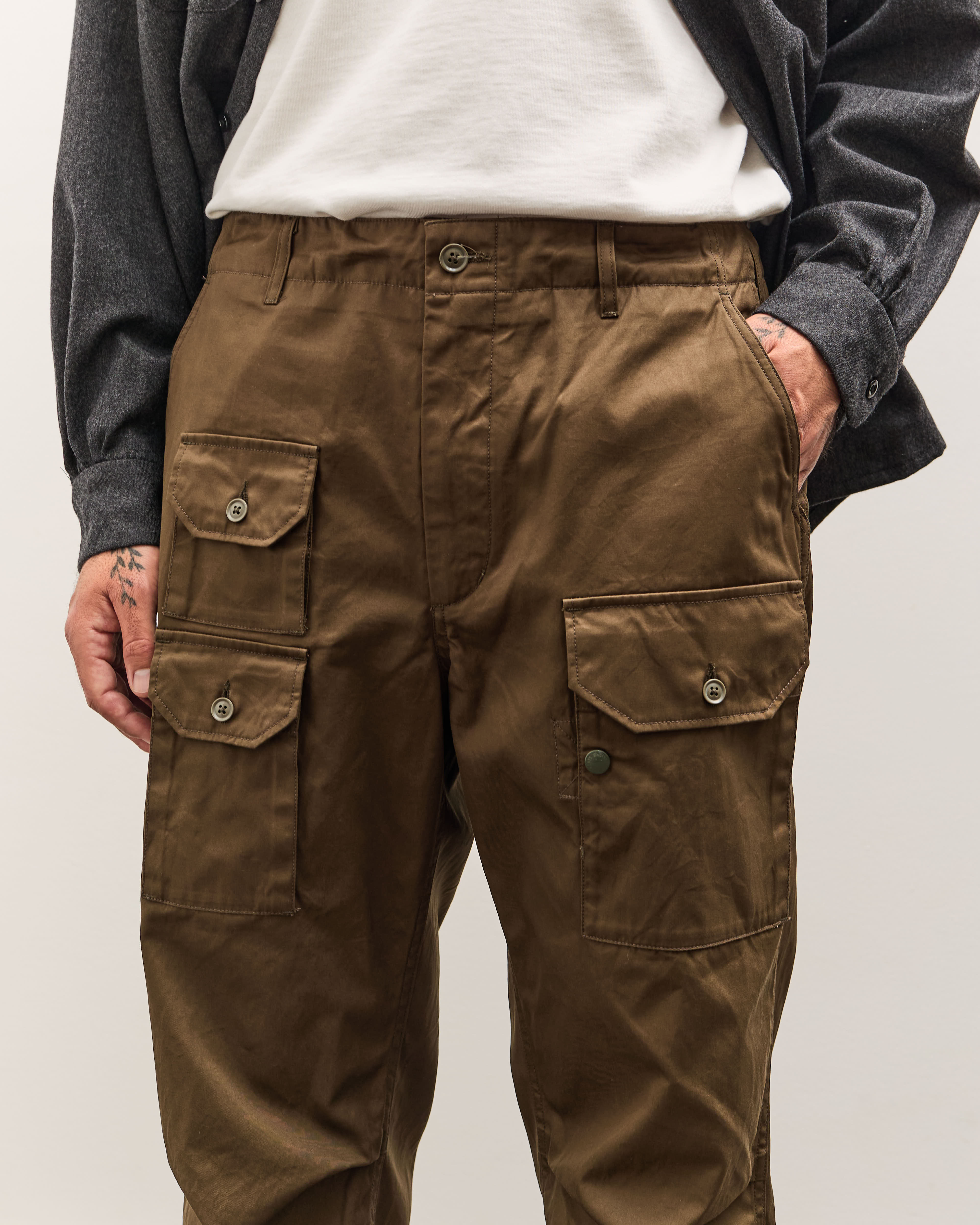 Engineered Garments Flight Pant, Dark Olive – Glasswing