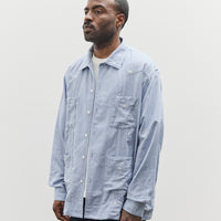 Engineered Garments Guayabera Shirt, Light Blue