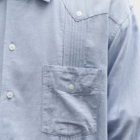 Engineered Garments Guayabera Shirt, Light Blue