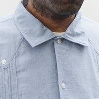 Engineered Garments Guayabera Shirt, Light Blue