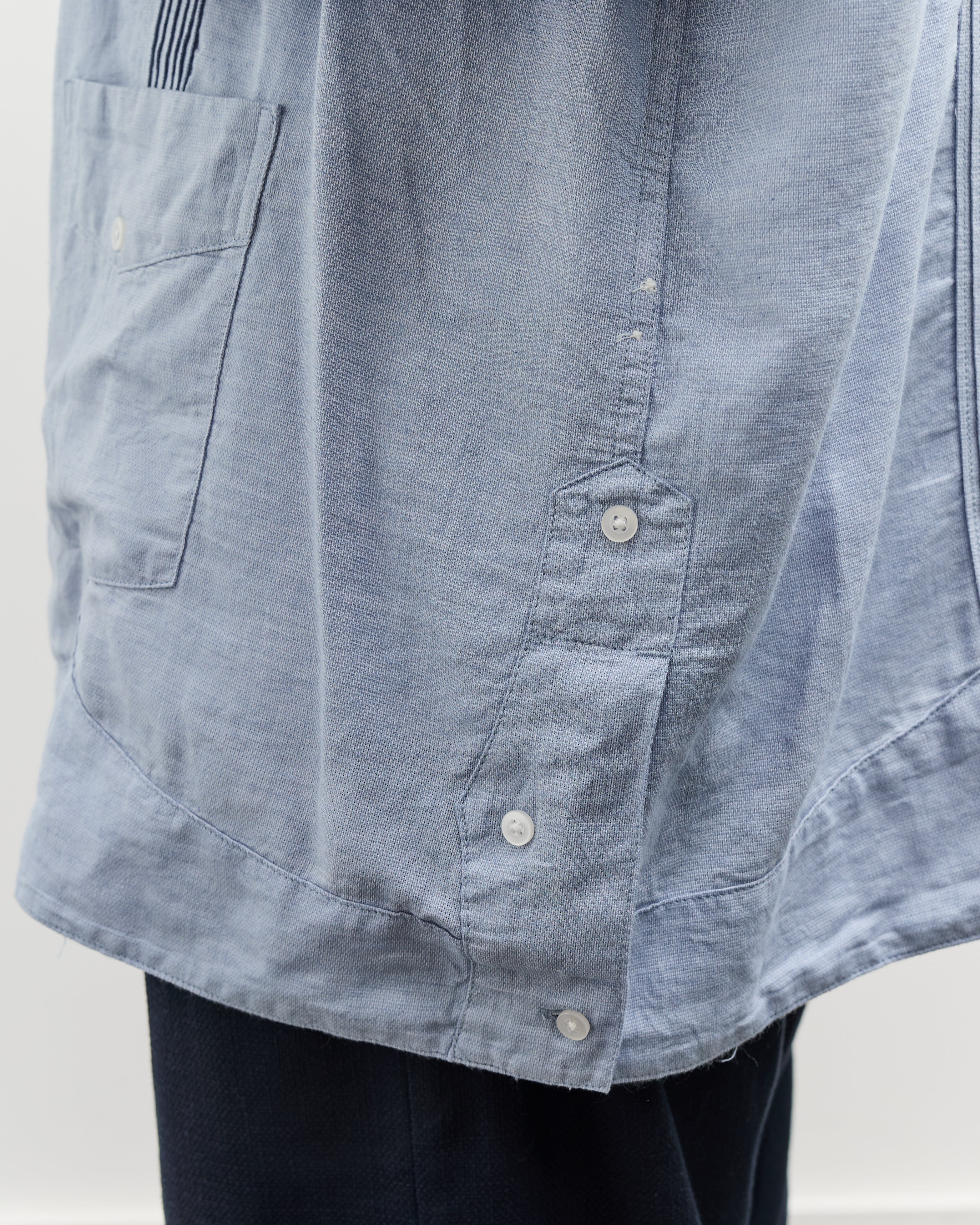 Engineered Garments Guayabera Shirt, Light Blue – Glasswing