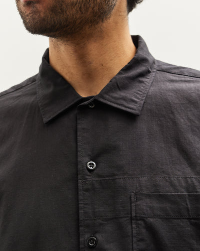 Engineered Garments Handkerchief Camp Shirt, Black