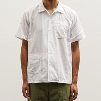 Engineered Garments Handkerchief Camp Shirt, White