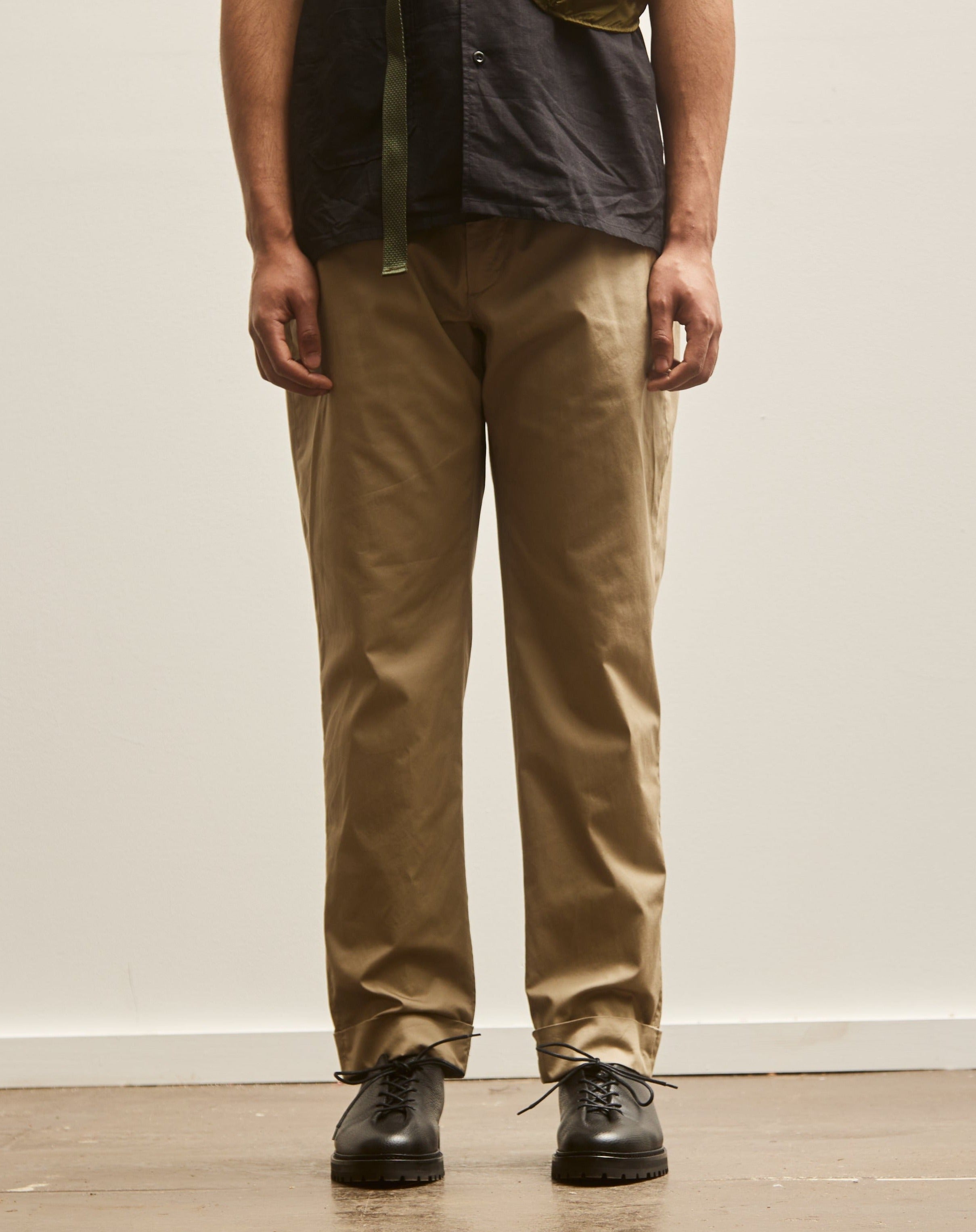 Engineered Garments Highcount Twill Andover Pant, Khaki – Glasswing