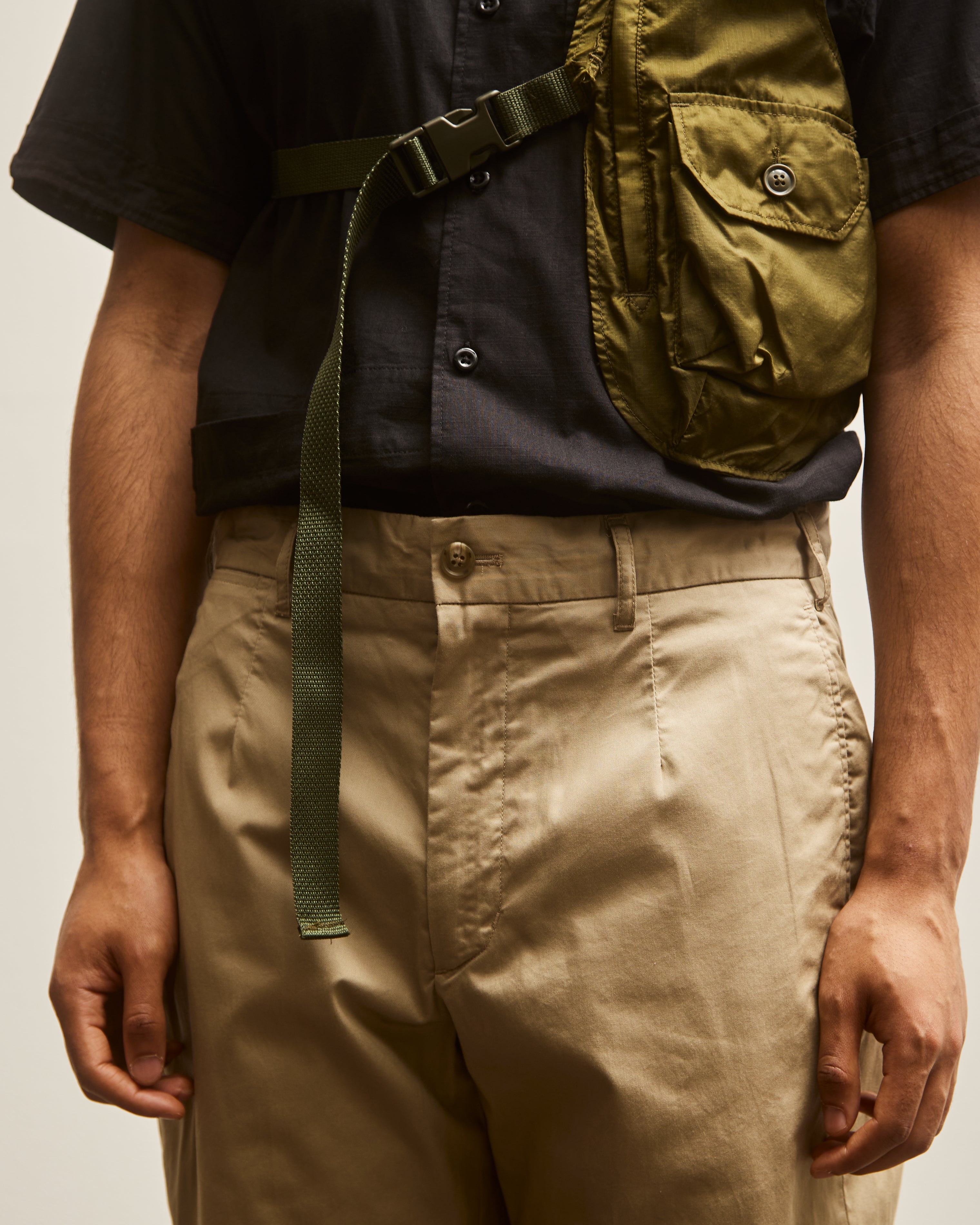 Engineered Garments Highcount Twill Andover Pant, Khaki