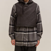 Engineered Garments Knit Wrap Vest, Black