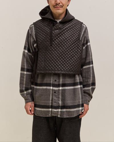 Engineered Garments Knit Wrap Vest, Black