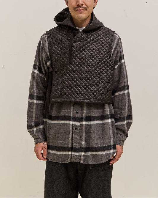 Engineered Garments Knit Wrap Vest, Black