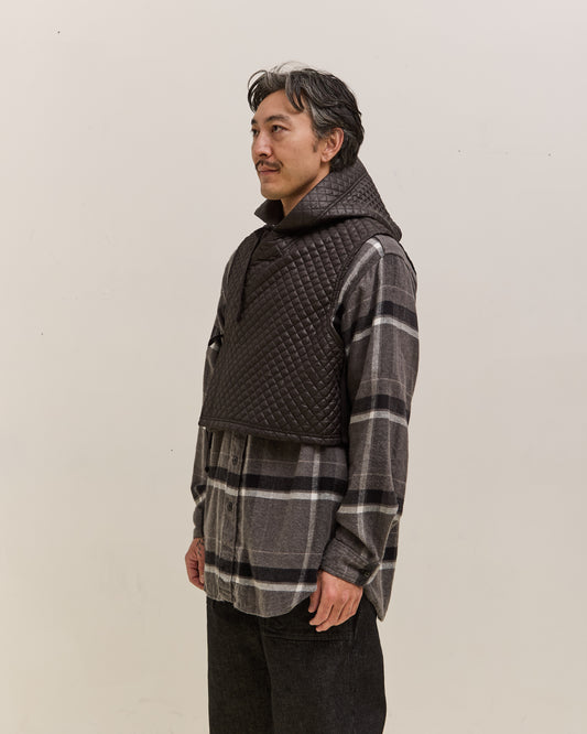 Engineered Garments Knit Wrap Vest, Black