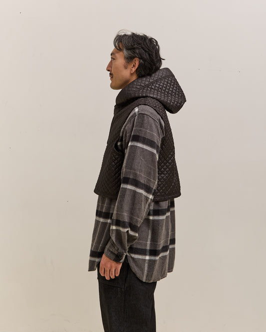 Engineered Garments Knit Wrap Vest, Black
