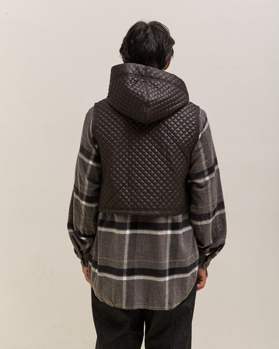 Engineered Garments Knit Wrap Vest, Black