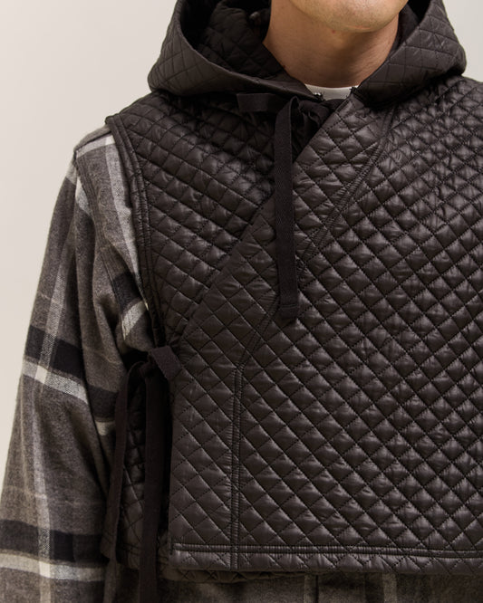 Engineered Garments Knit Wrap Vest, Black