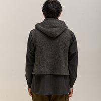 Engineered Garments Knit Wrap Vest, Charcoal