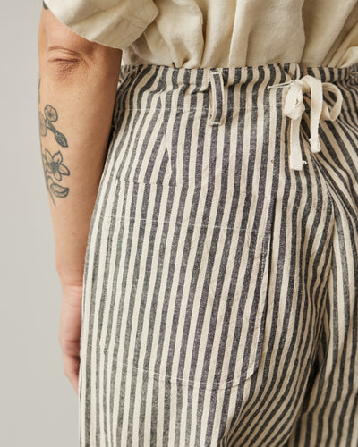 Engineered Garments LC Stripe Sailor Pant, Natural/Black