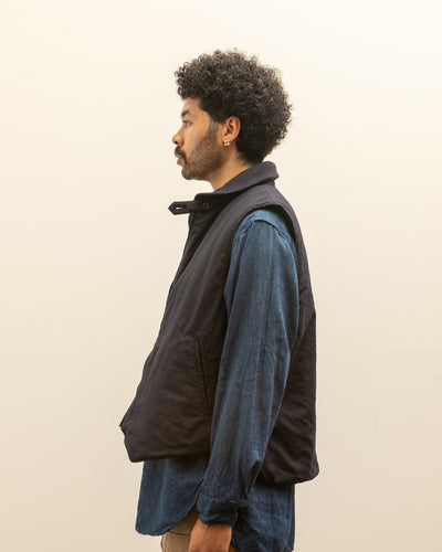 Engineered Garments LL Vest, Dark Navy