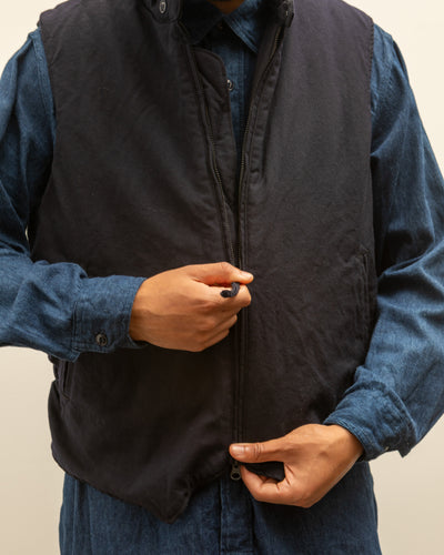 Engineered Garments LL Vest, Dark Navy