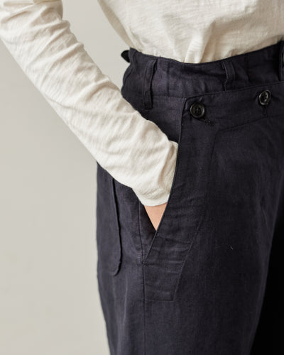 Engineered Garments Linen Sailor Pant, Navy