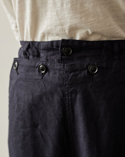 Engineered Garments Linen Sailor Pant, Navy