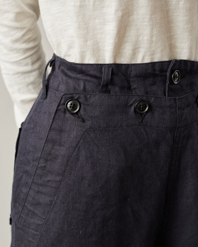 Engineered Garments Linen Sailor Pant, Navy