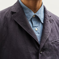 Engineered Garments Linen Twill Andover Jacket, Navy