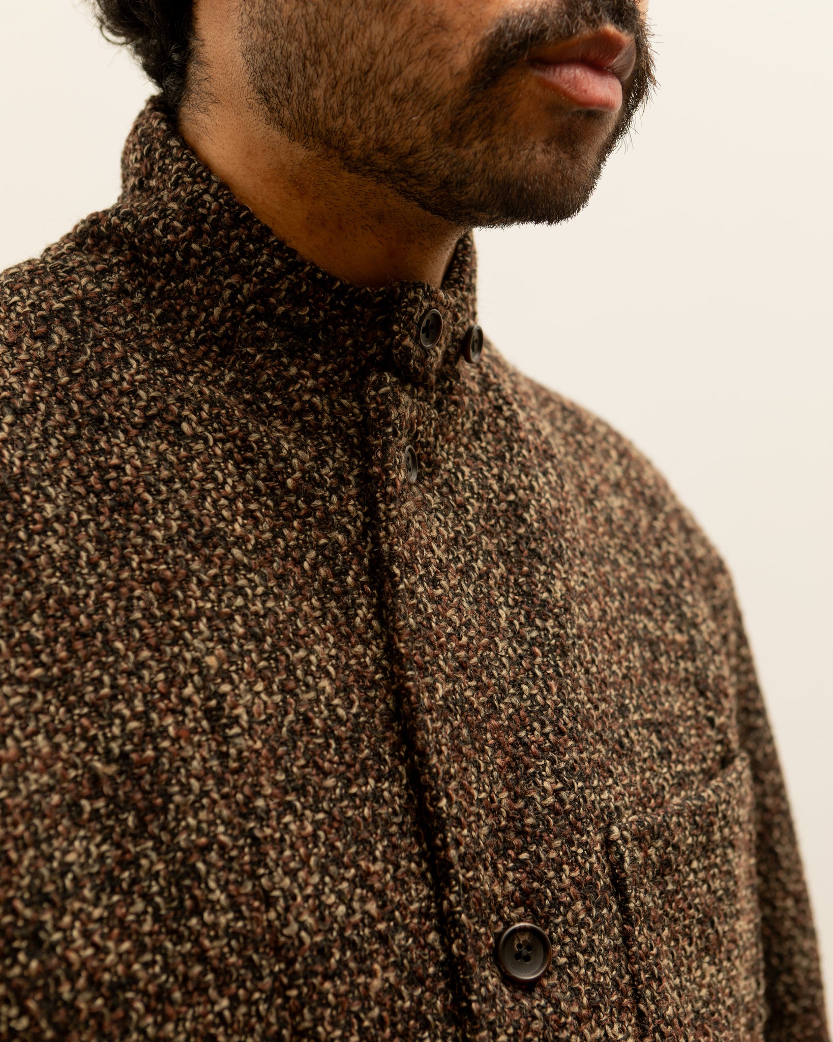 Engineered Garments Loiter Jacket, Dark Brown | Glasswing