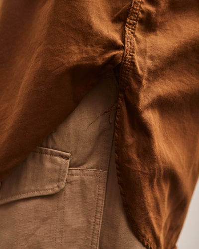 Engineered Garments Microsanded Twill Work Shirt, Brown