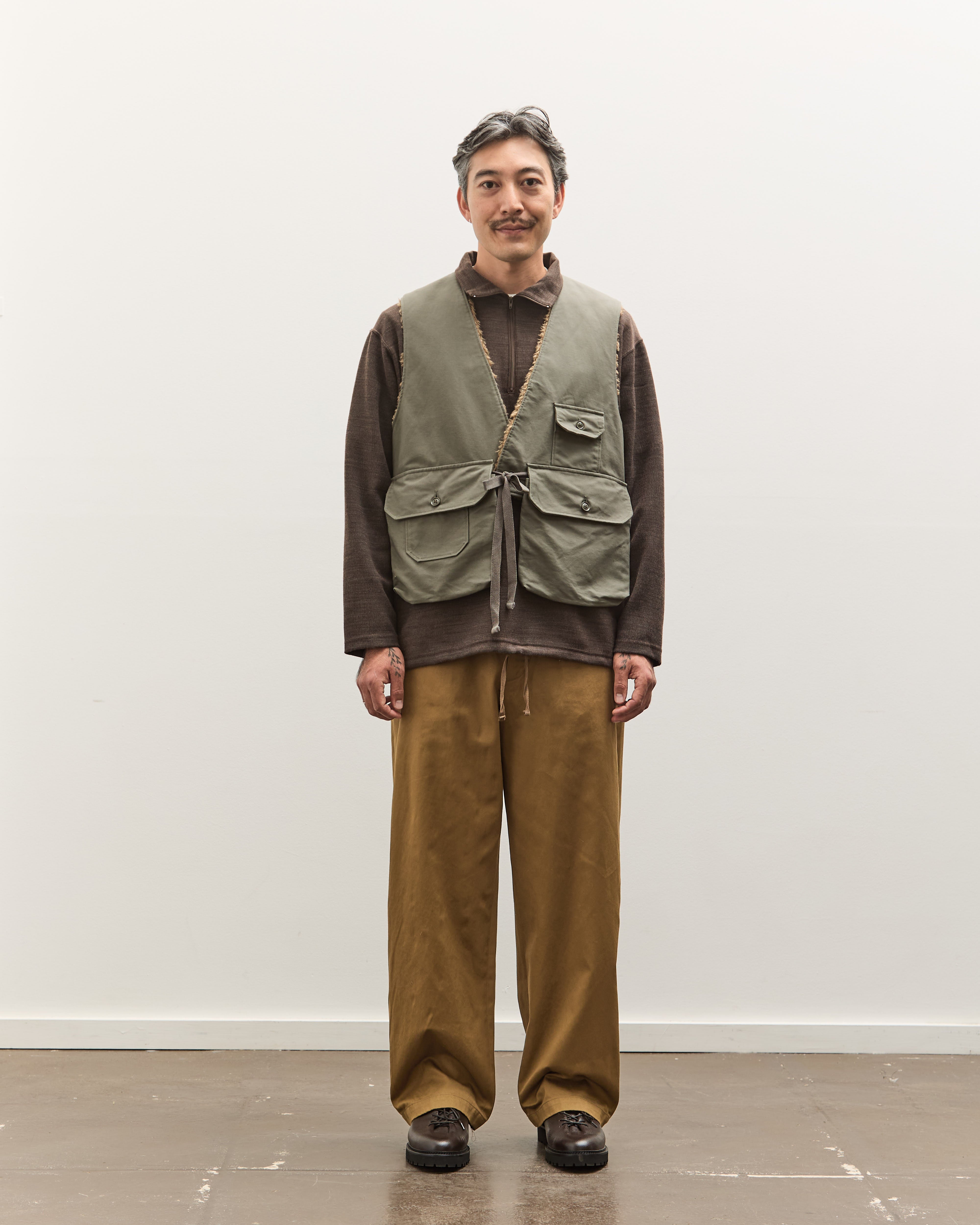 Engineered Garments Officer Pant, Camel – Glasswing
