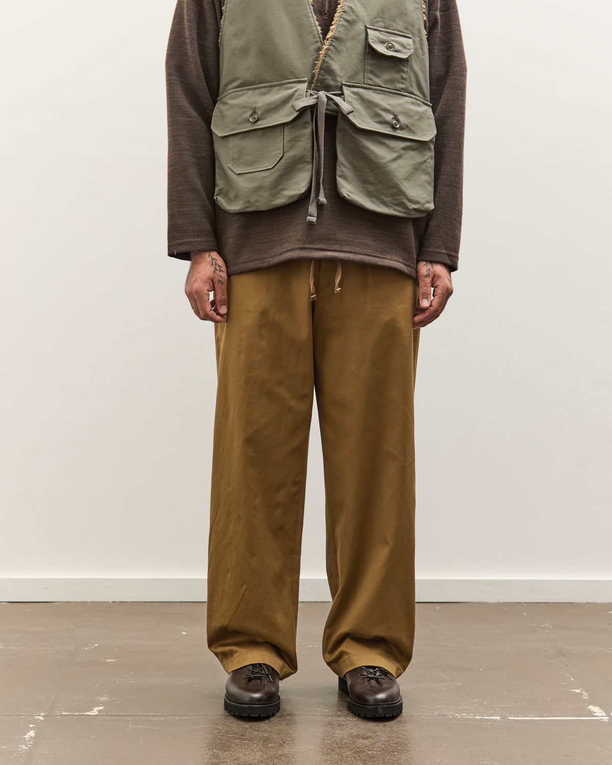 Engineered Garments Officer Pant, Camel – Glasswing