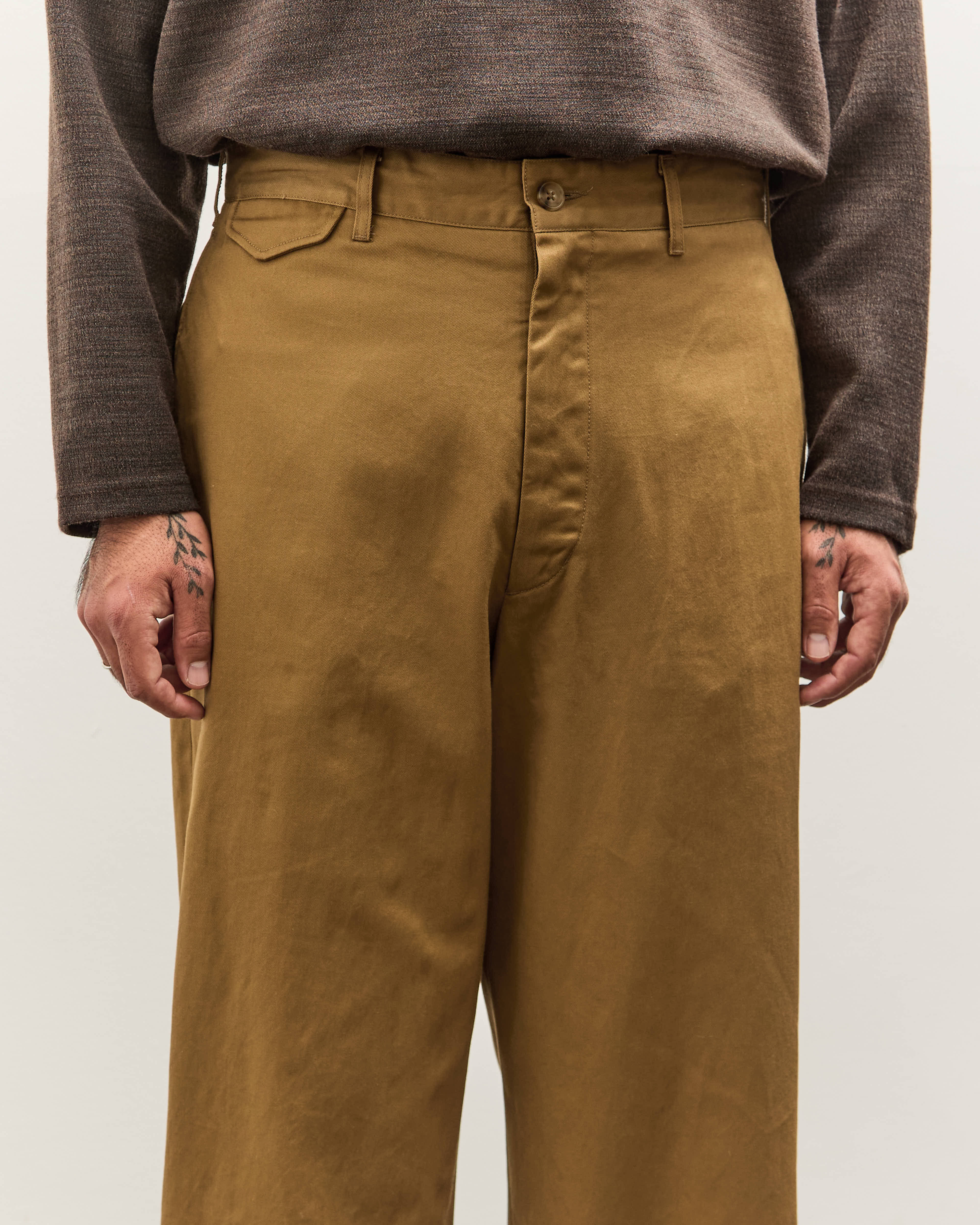 Engineered Garments Officer Pant, Camel – Glasswing