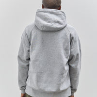 Engineered Garments Raglan Hoody, Heather Grey