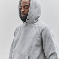 Engineered Garments Raglan Hoody, Heather Grey