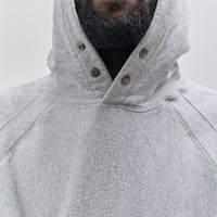 Engineered Garments Raglan Hoody, Heather Grey