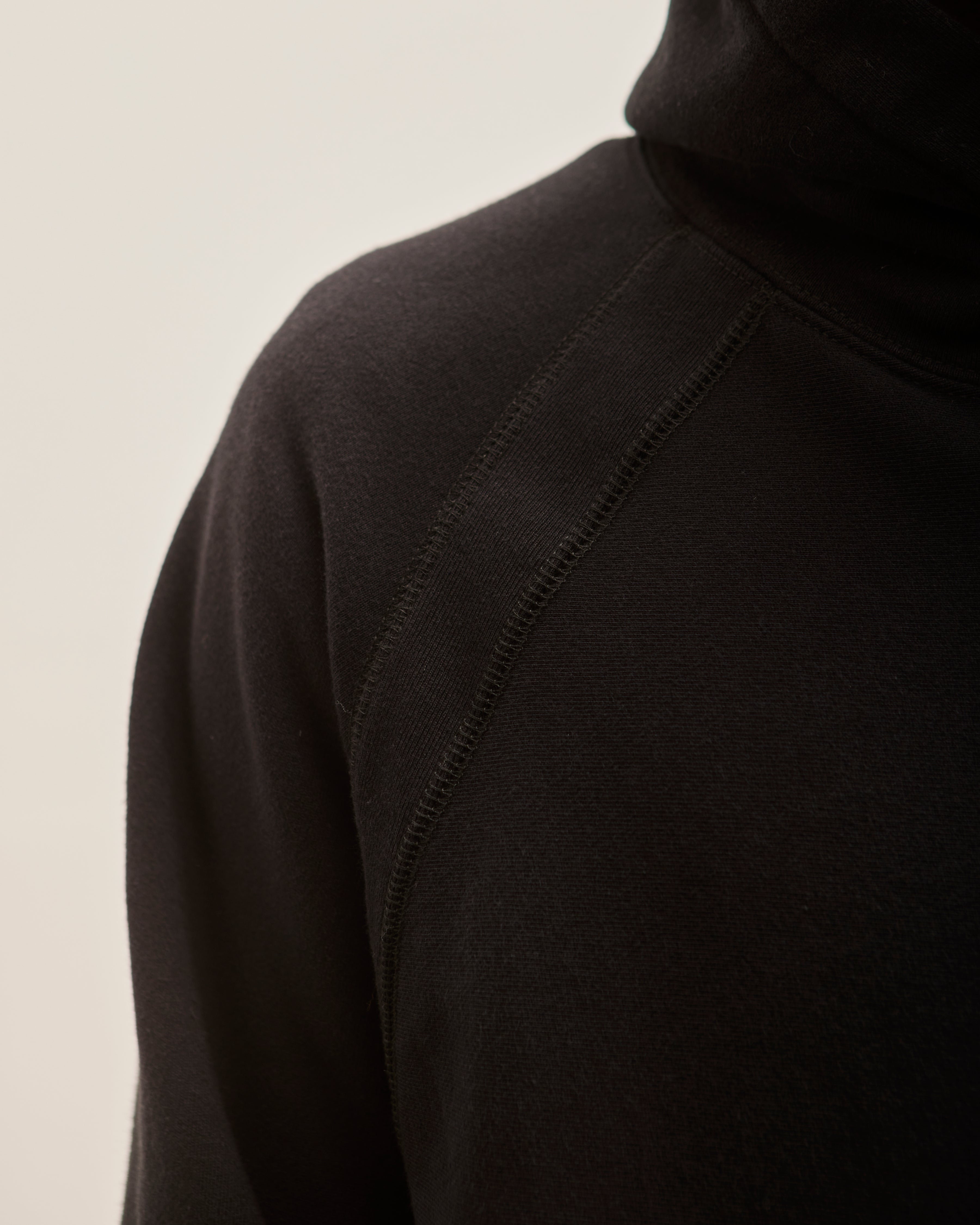 Engineered Garments Raglan Hoodie, Black – Glasswing