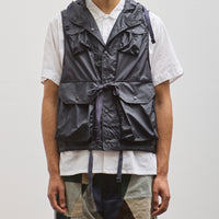 Engineered Garments Micro Ripstop Field Vest, Navy