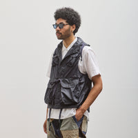 Engineered Garments Micro Ripstop Field Vest, Navy