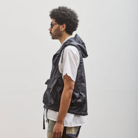 Engineered Garments Micro Ripstop Field Vest, Navy