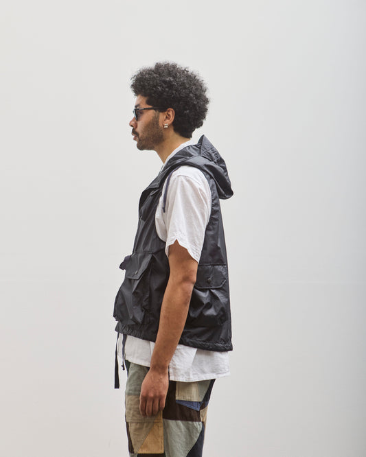 Engineered Garments Micro Ripstop Field Vest, Navy