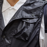 Engineered Garments Micro Ripstop Field Vest, Navy