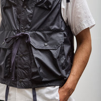 Engineered Garments Micro Ripstop Field Vest, Navy