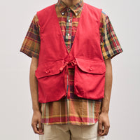 Engineered Garments Ripstop Fowl Vest, Red