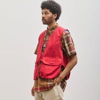 Engineered Garments Ripstop Fowl Vest, Red