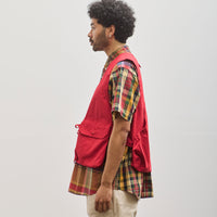 Engineered Garments Ripstop Fowl Vest, Red