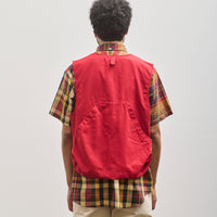 Engineered Garments Ripstop Fowl Vest, Red