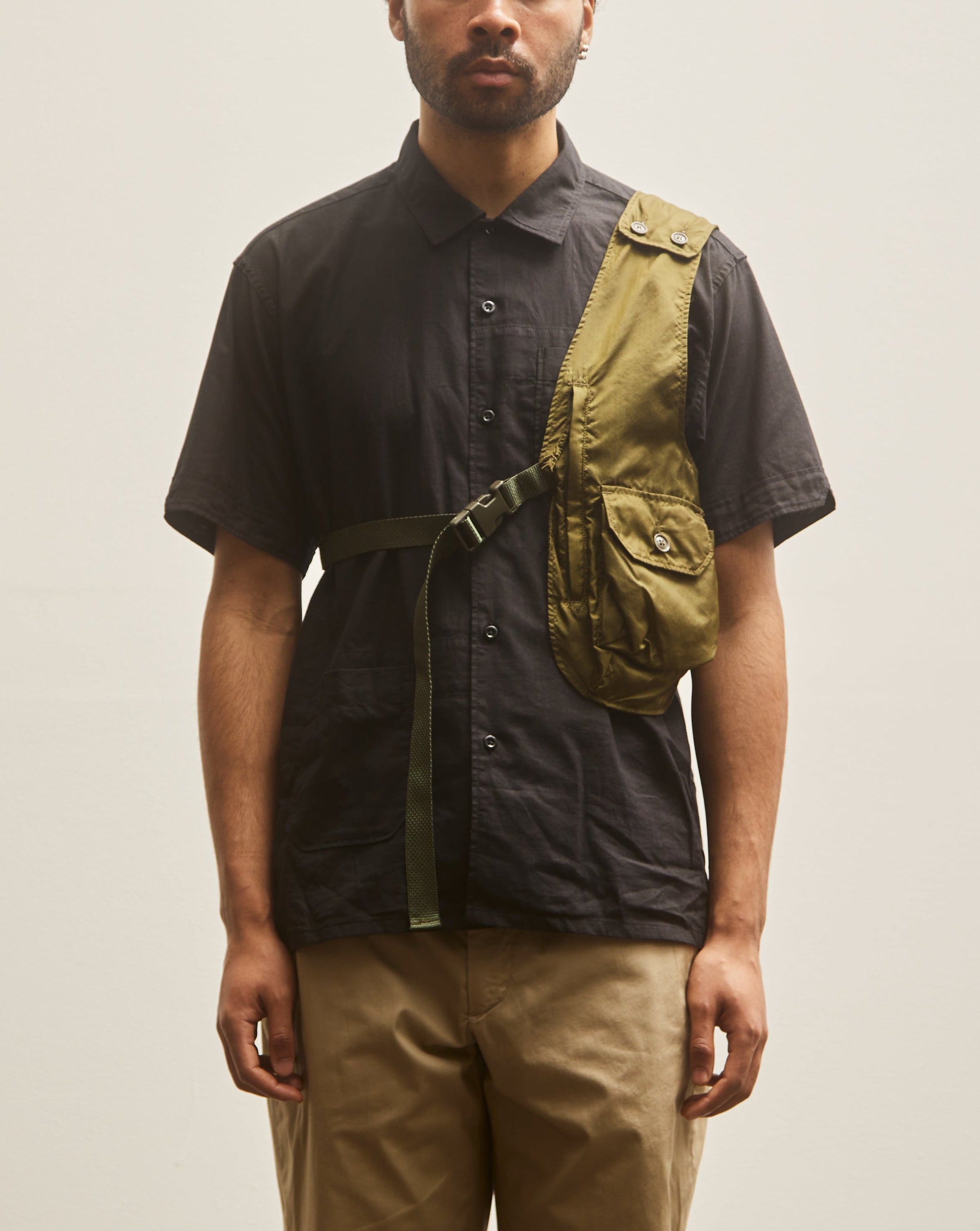 Engineered Garments Shoulder Vest, Olive