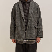 Engineered Garments Smoking Jacket, Black