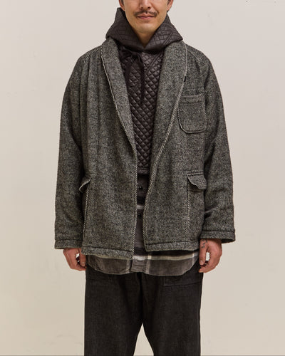 Engineered Garments Smoking Jacket, Black