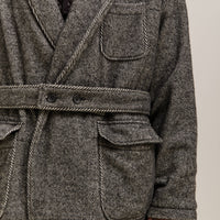 Engineered Garments Smoking Jacket, Black