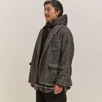 Engineered Garments Smoking Jacket, Black