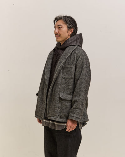 Engineered Garments Smoking Jacket, Black