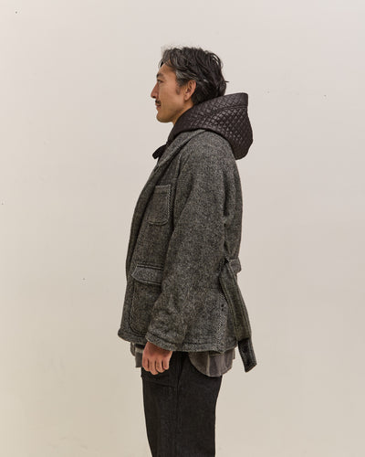 Engineered Garments Smoking Jacket, Black